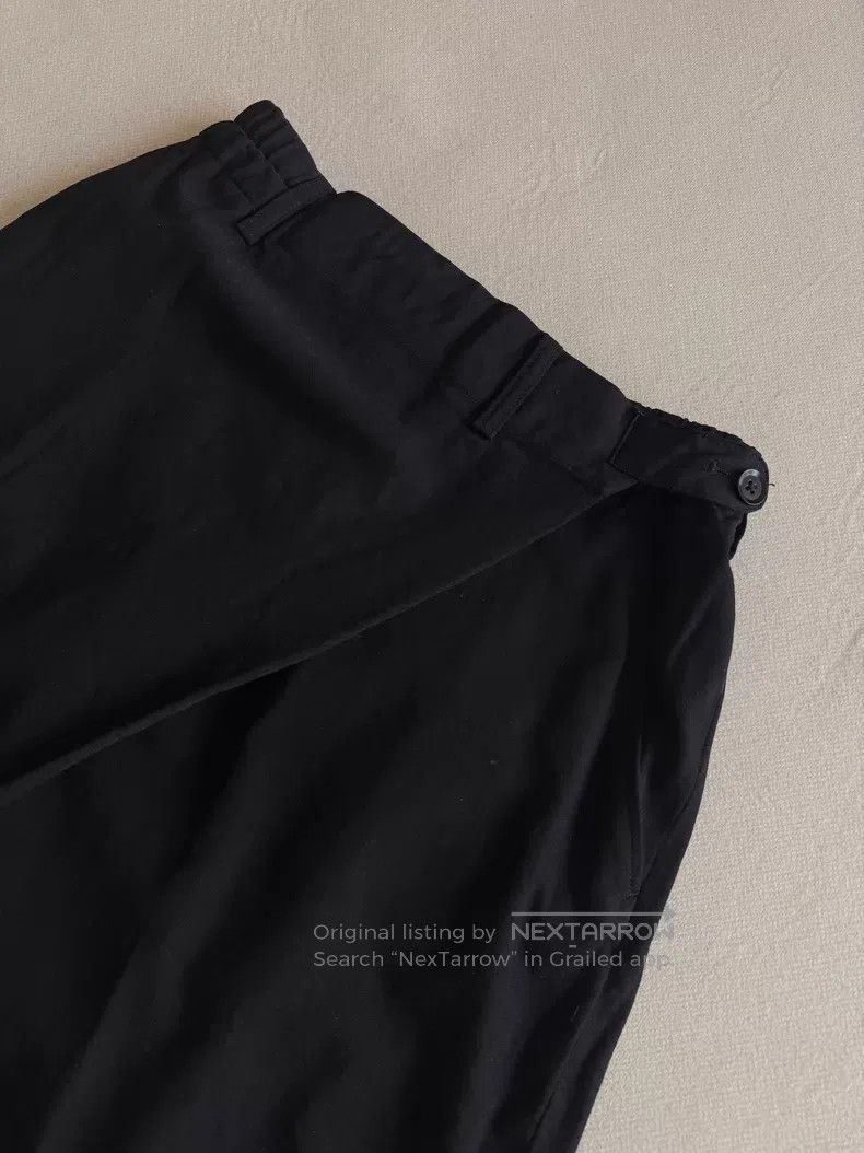 Yohji Yamamoto Yohji Yamamoto size 2 Wool wrap-around laminated wide-leg p Size US 28 / EU 44 - 4 Thumbnail