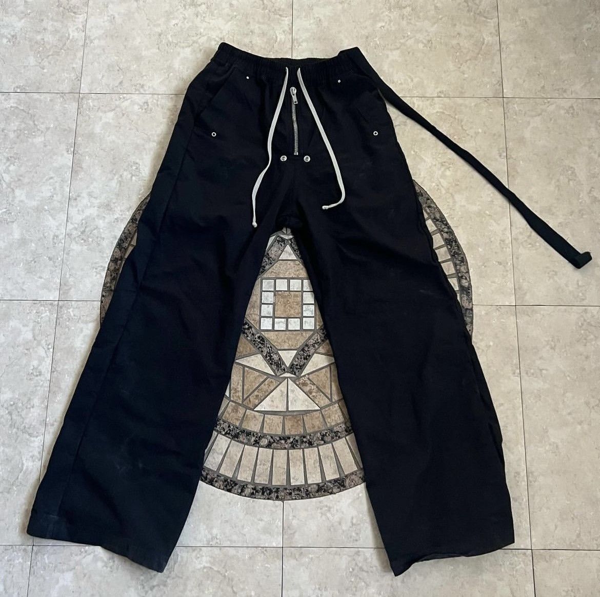 image of Rick Owens x Rick Owens Drkshdw Geth Belas in Black, Men's (Size 29)