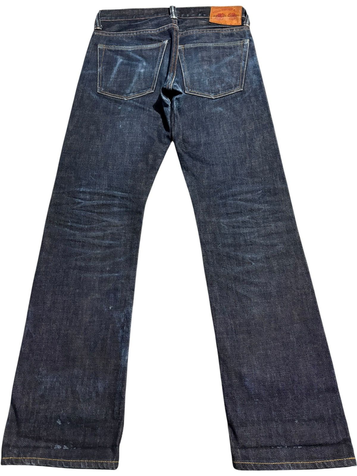 Blue In Green × Full Count & Co. FULLCOUNT X BLUE IN GREEN Selvedge Denim Japanese Whiskered Size US 28 / EU 44 - 3 Thumbnail
