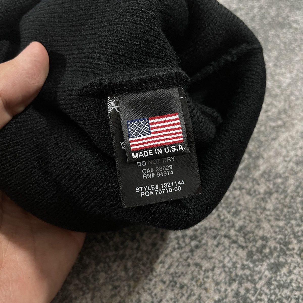 Stussy STUSSY “ BIG STOCK “ BEANIE BLACK Size ONE SIZE - 5 Thumbnail
