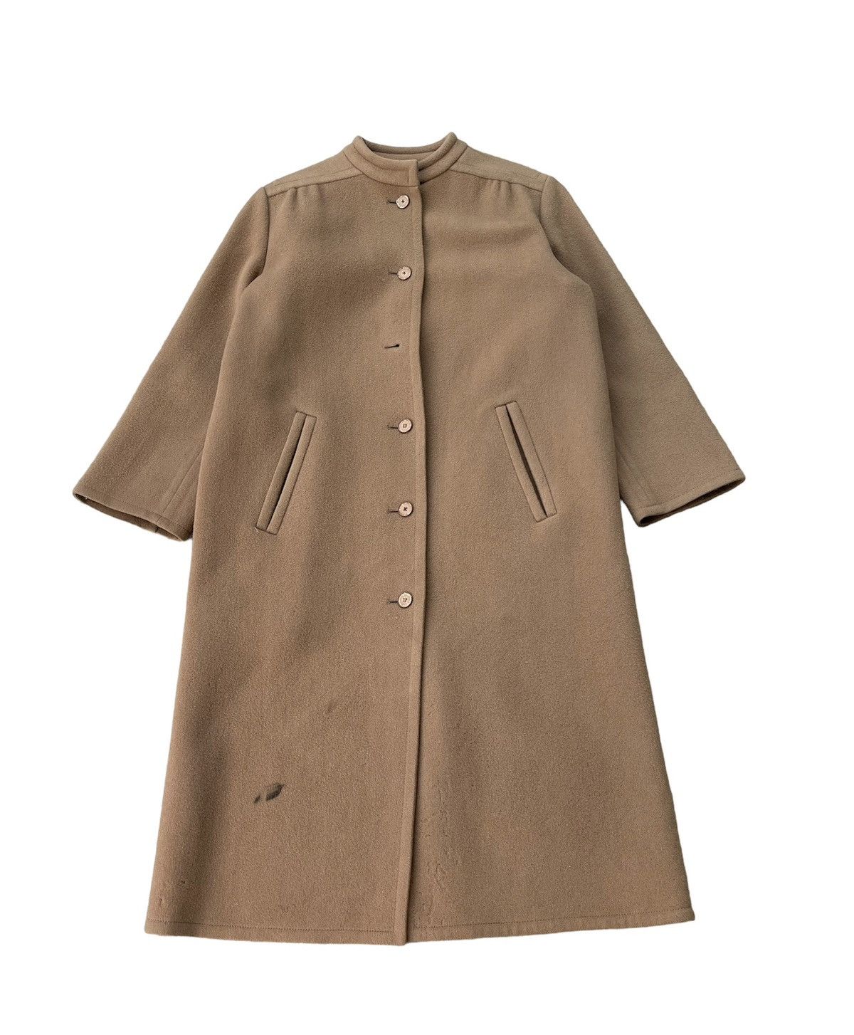 Designer × Givenchy Givenchy Nouvelle Boutique Wool Long Coat–Rare Vintage Japan Size S / US 4 / IT 40 - 1 Thumbnail