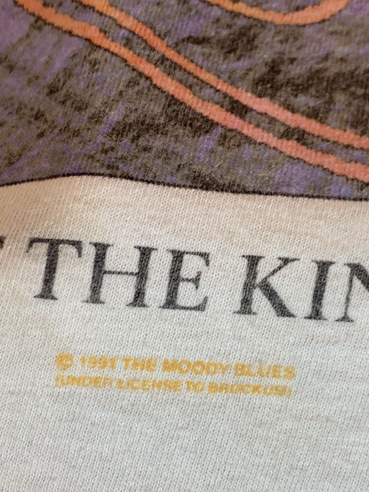 Band Tees × Brockum × Vintage *RARE* Vintage 1991 Moody Blues Tour Of The Kingdoms T-Shirt Size US L / EU 52-54 / 3 - 7 Thumbnail