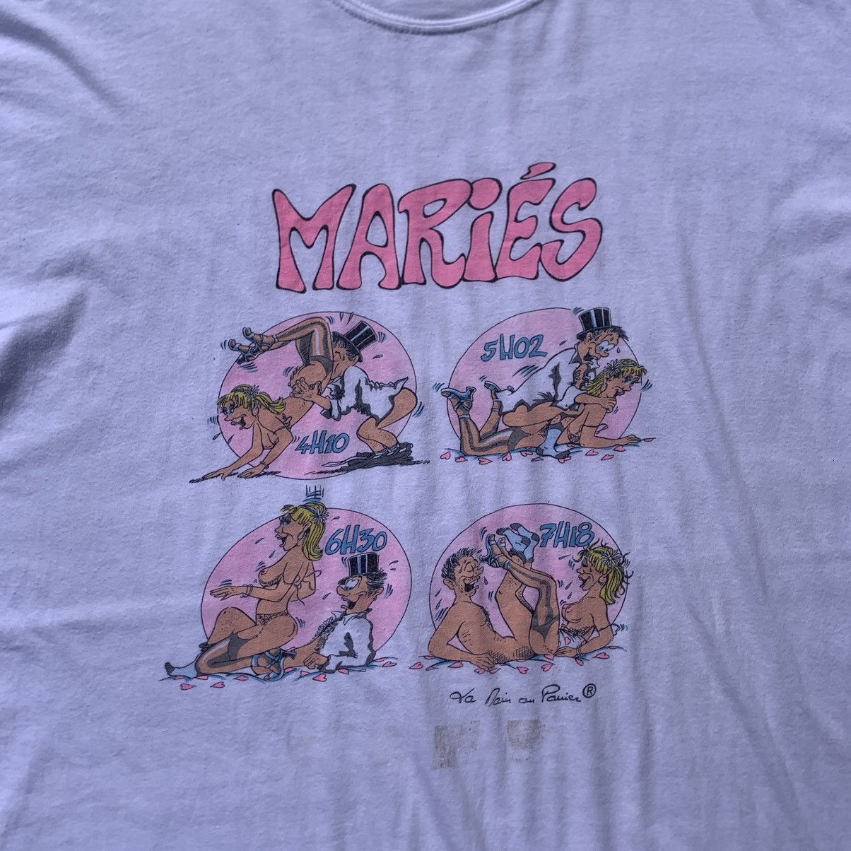 Vintage Vintage 90s Adult Humor Cartoon Graphic Porn Tee Size US XL / EU 56 / 4 - 5 Thumbnail