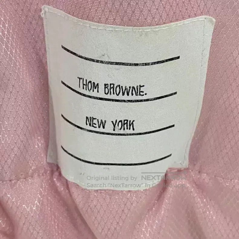 Thom Browne Thom Browne Cherry Blossom Pink Striped Jacket Size US XXS / EU 40 - 6 Thumbnail