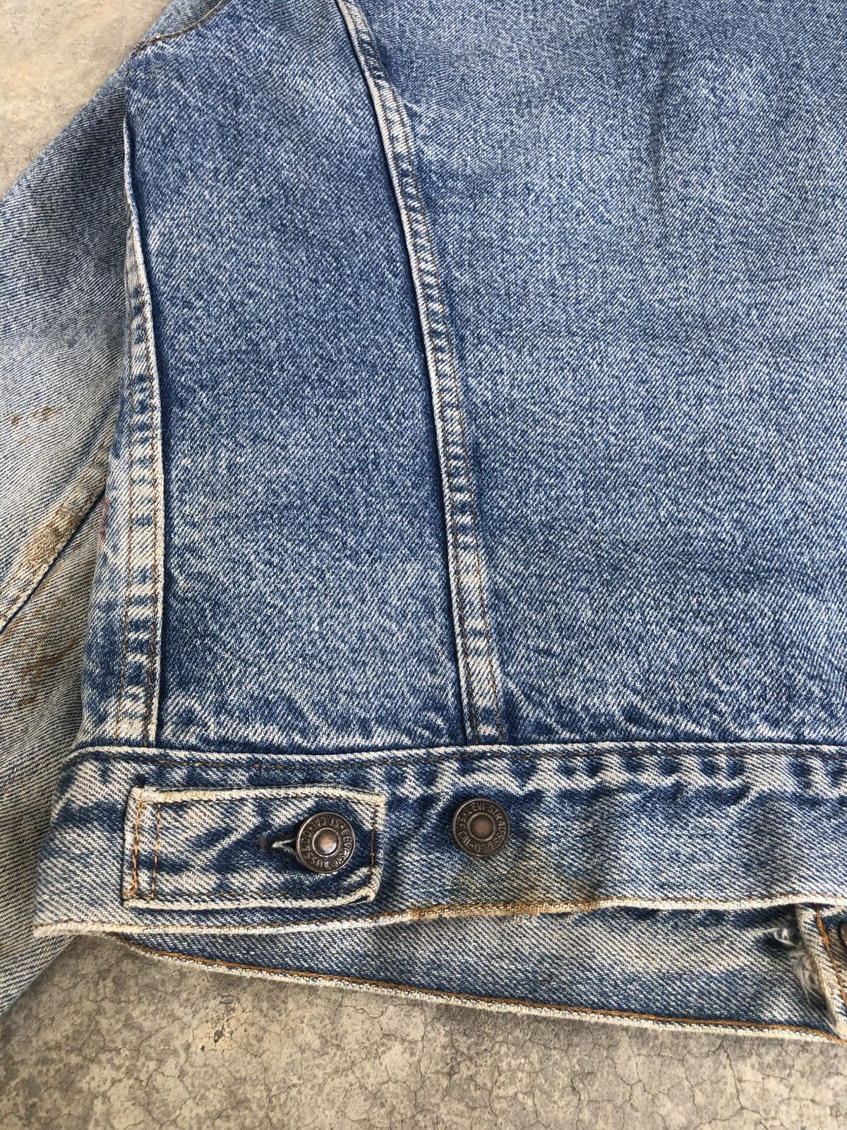 Levi's Vintage 80s Levi’s Blanket Lined Denim Jacket Distressed Size US M / EU 48-50 / 2 - 19 Thumbnail