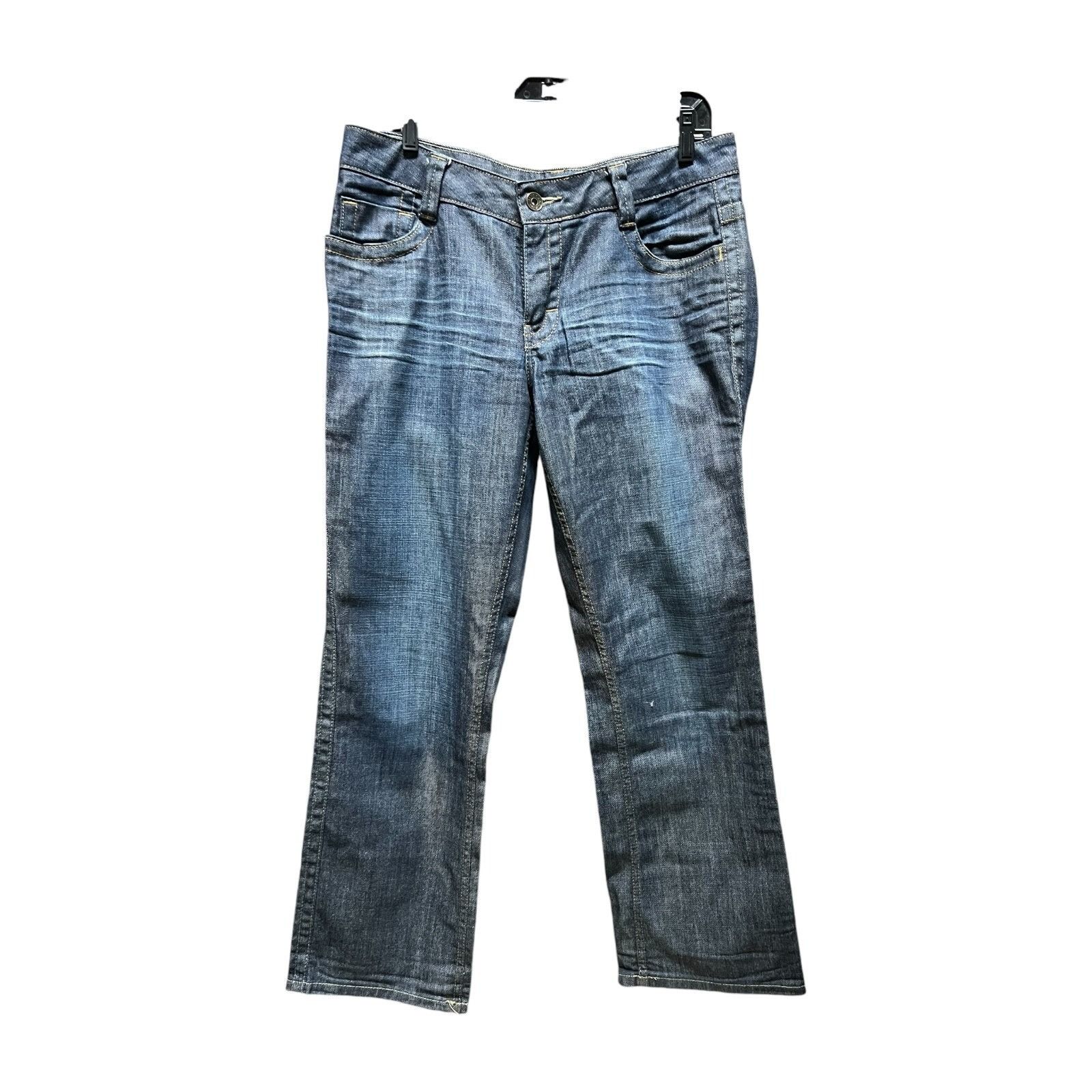 Calvin Klein Awesome Calvin Klein Jeans Straight Women's 12 Blue Dark Was Size 34" / US 12 / IT 48 - 10 Thumbnail