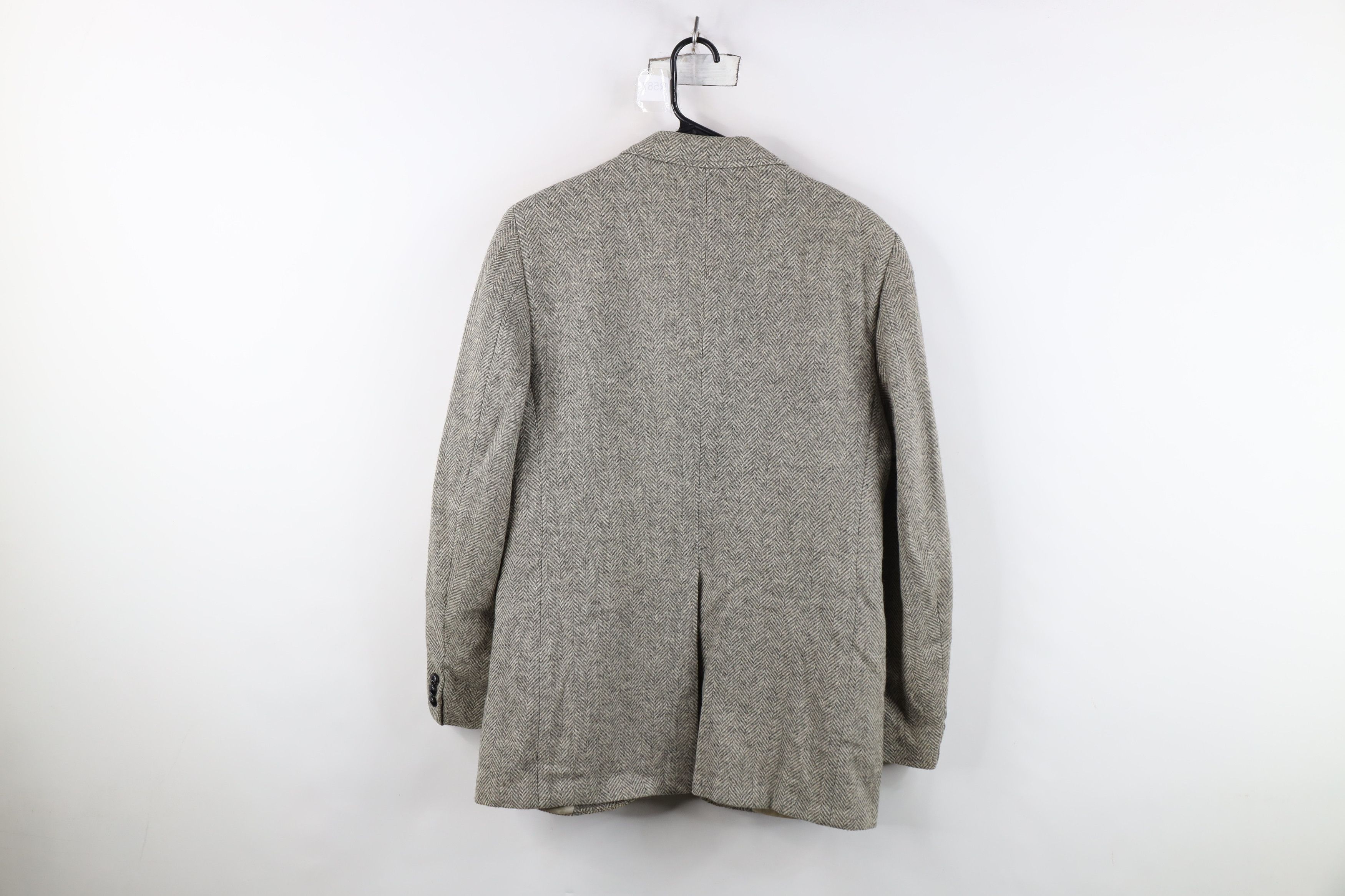 Vintage Vintage 90s Streetwear Herringbone Suit Coat Blazer Jacket Size US L / EU 52-54 / 3 - 12 Thumbnail