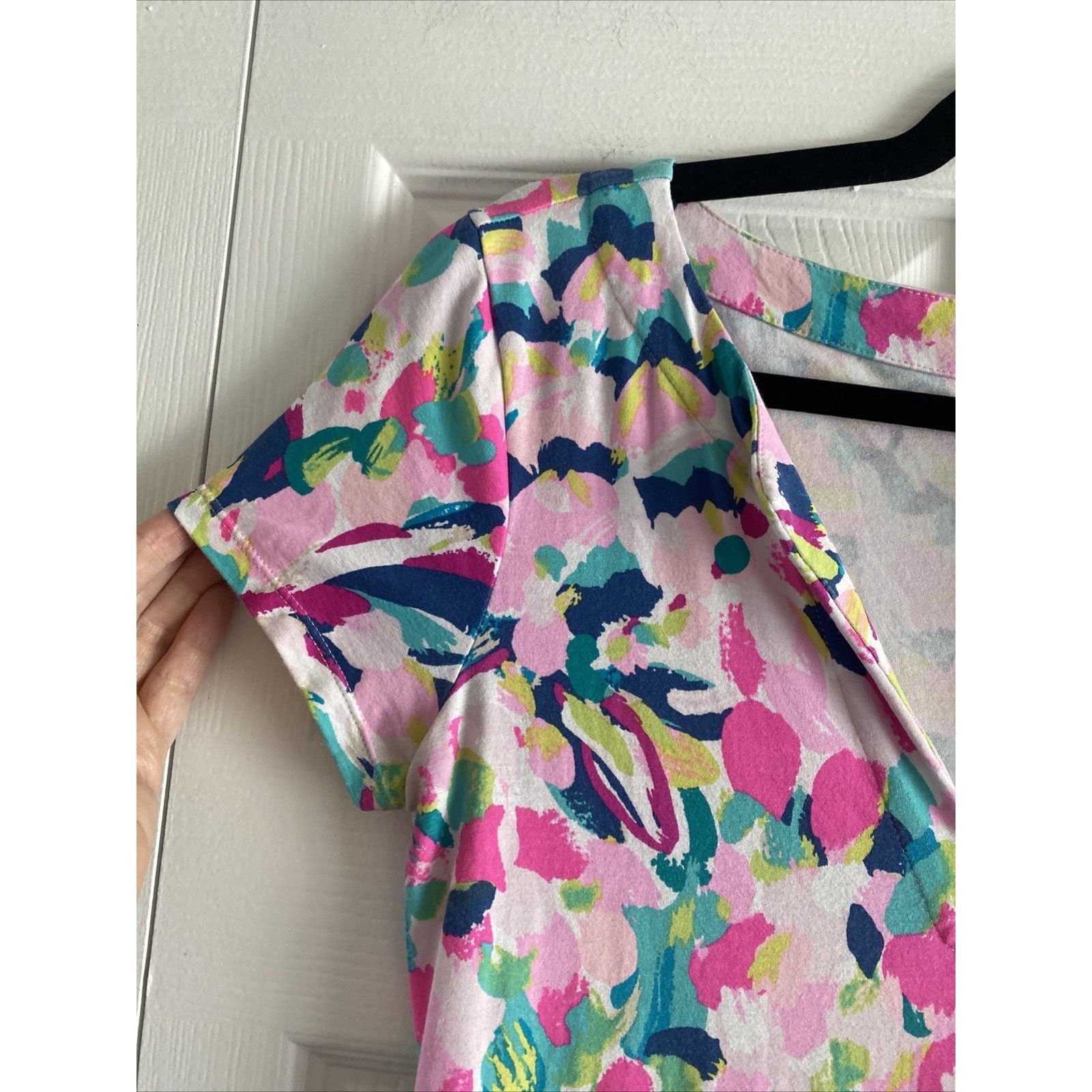 Lilly Pulitzer Lilly Pulitzer XS Shift Dress Abstract Art to Wear Coastal Size XS / US 0-2 / IT 36-38 - 3 Thumbnail