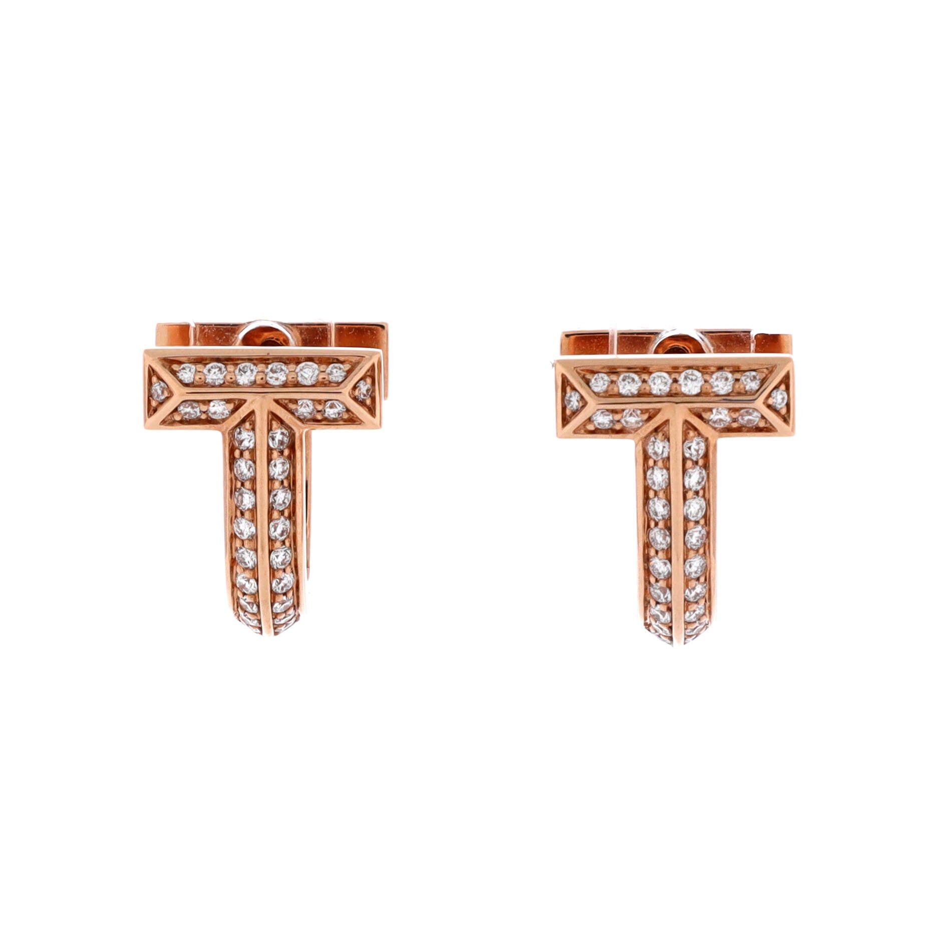 Tiffany & Co. T1 Huggie Hoop Earrings Size ONE SIZE - 1 Thumbnail