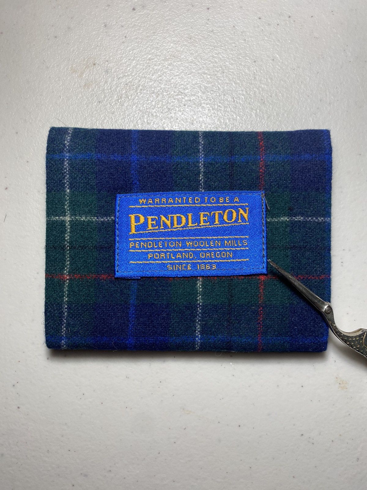 Pendleton Pendleton Wool Tartan Red Plaid Business Card Holder Wallet Size ONE SIZE - 1 Thumbnail