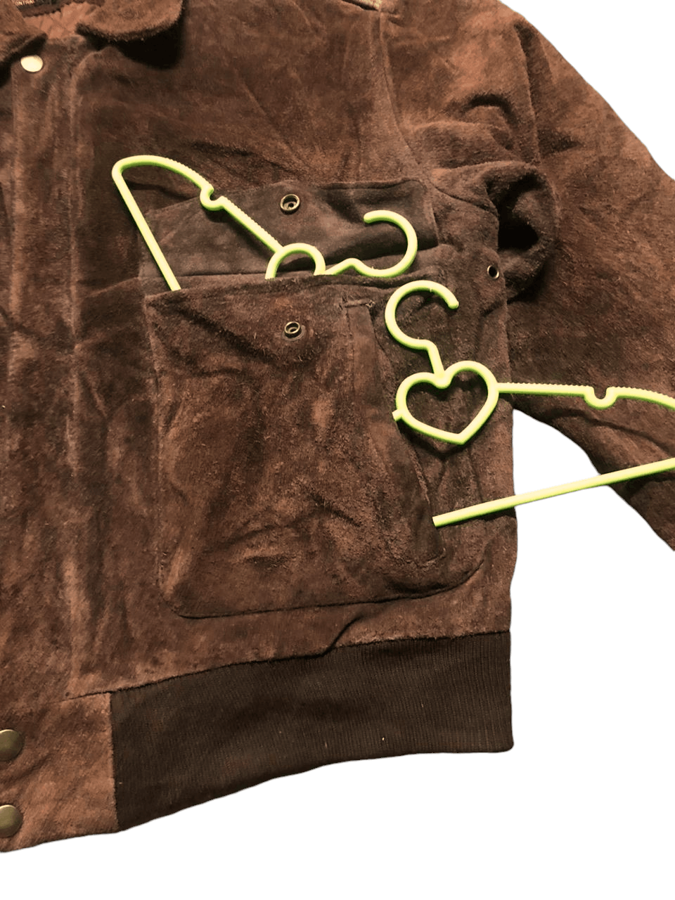Robinson Les Bains 90s Robinson Les Bains Suede Leather US.Air Force Jacket Size US L / EU 52-54 / 3 - 14 Thumbnail