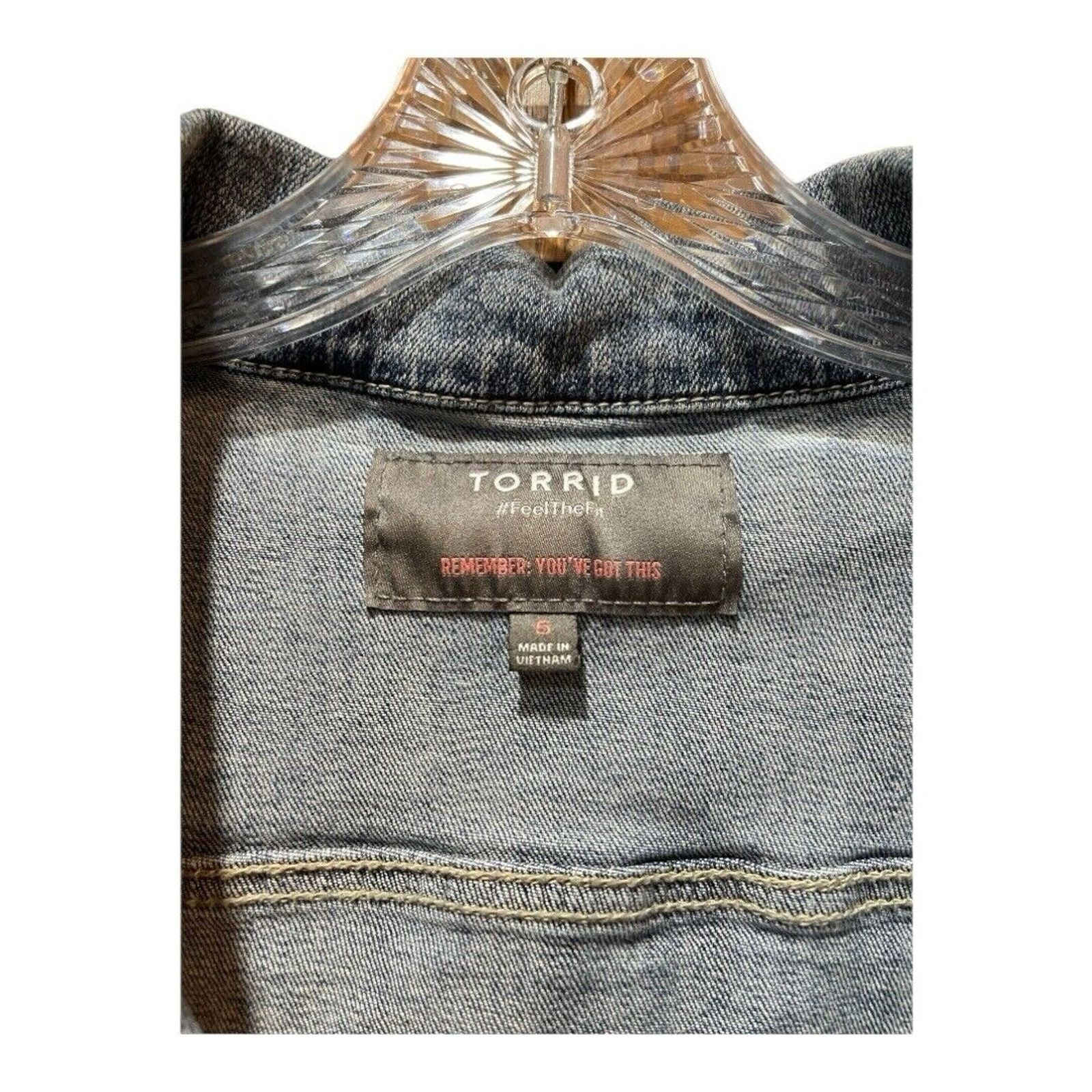 Other Torrid Denim Vest Size 4XL / US 24-26 - 2 Thumbnail
