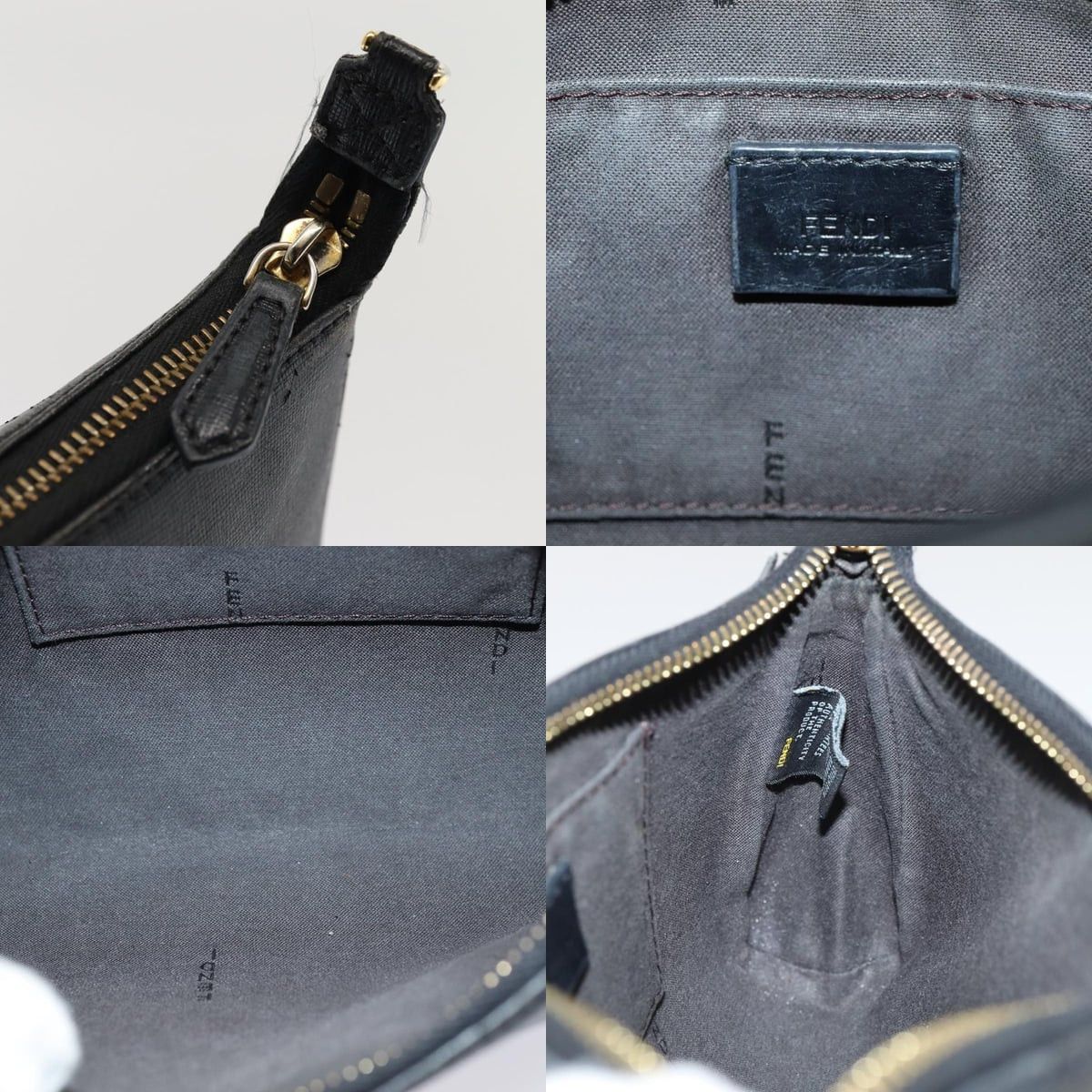 Fendi FENDI Shoulder Bag Leather Navy Size ONE SIZE - 11 Thumbnail