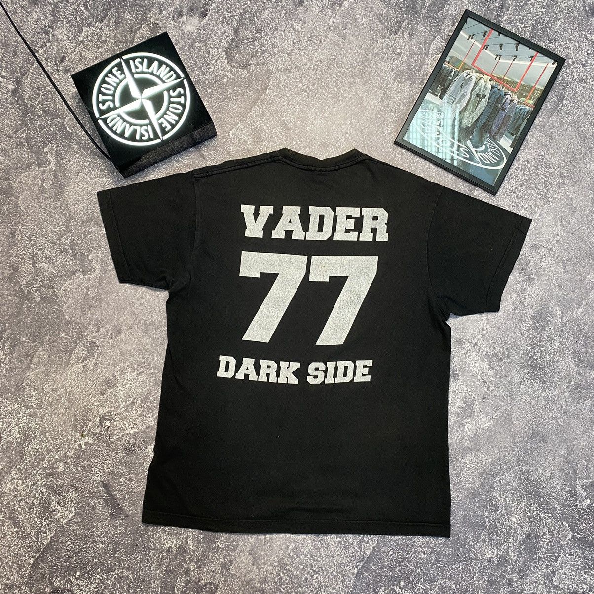 Star Wars × Vintage Vintage Star Wars Darth Vader 77 black faded movie tee Size US L / EU 52-54 / 3 - 2 Thumbnail