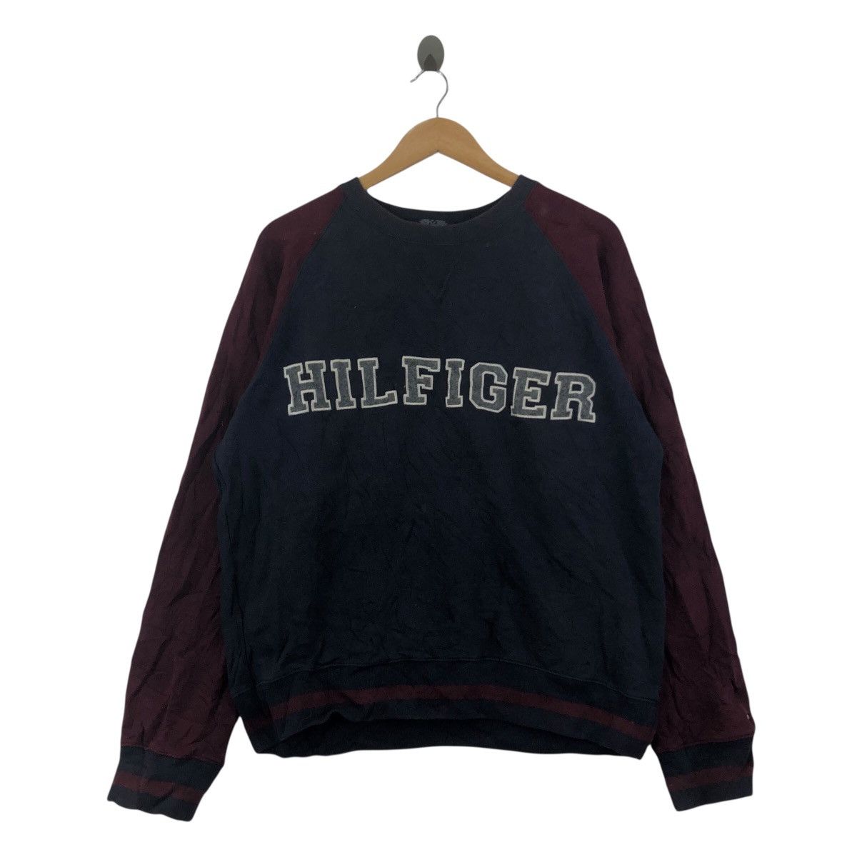 Tommy Hilfiger TOMMY HILFIGER Logo Sweatshirt Classic Crewneck Pullover Size US M / EU 48-50 / 2 - 1 Thumbnail