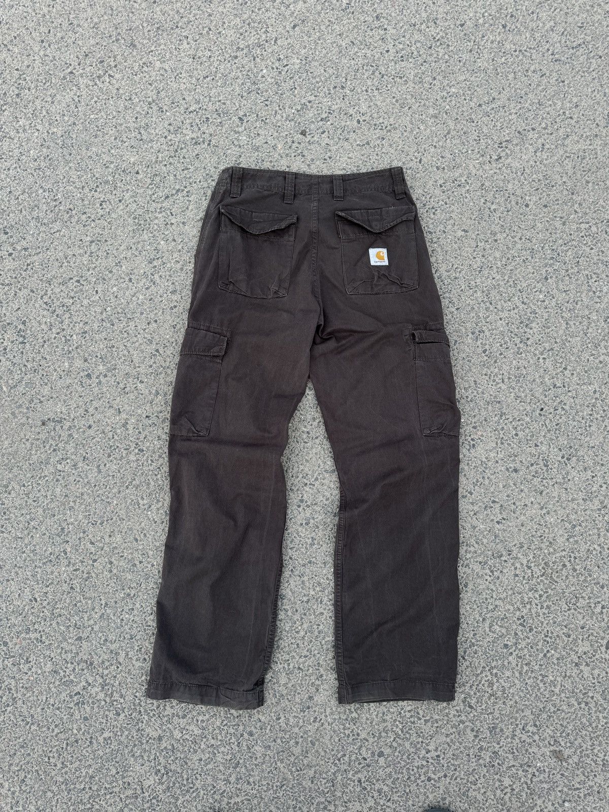 Carhartt × Carhartt Wip × Vintage Mens Vintage Carhartt Wip brown THRIFT PANT cargo joggers OG Size US 29 - 1 Thumbnail