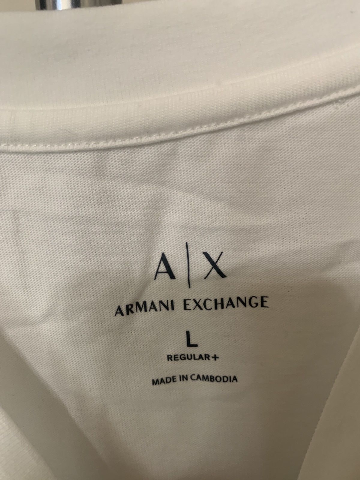 Armani Exchange Armani Exchange white tee Size US L / EU 52-54 / 3 - 2 Thumbnail