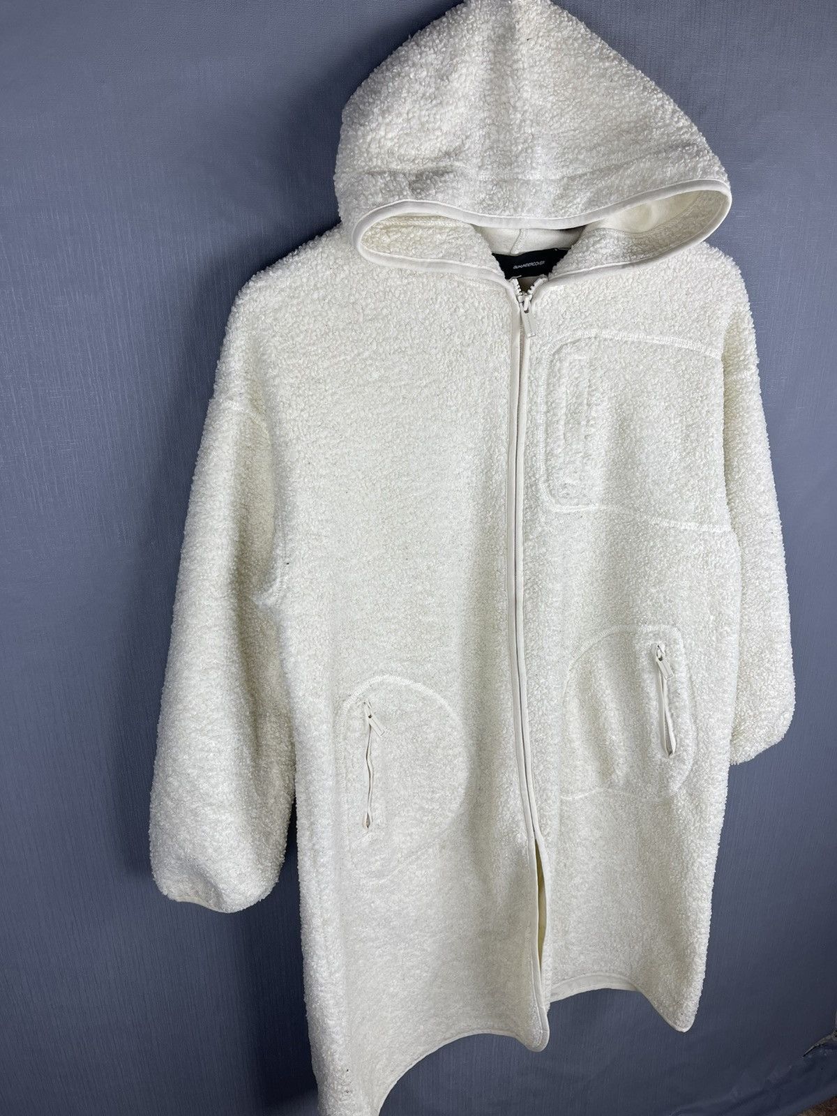 GU × Undercover × Vintage VINTAGE GU X Undercover Sherpa Hoodie Parka Jacket Size US M / EU 48-50 / 2 - 3 Thumbnail