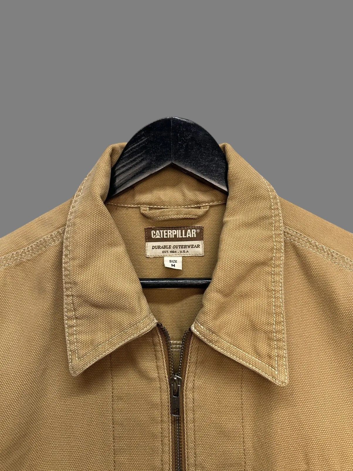 Japanese Brand Caterpillar Beige Workwear Jacket Utility Y2K Style Size US M / EU 48-50 / 2 - 4 Thumbnail