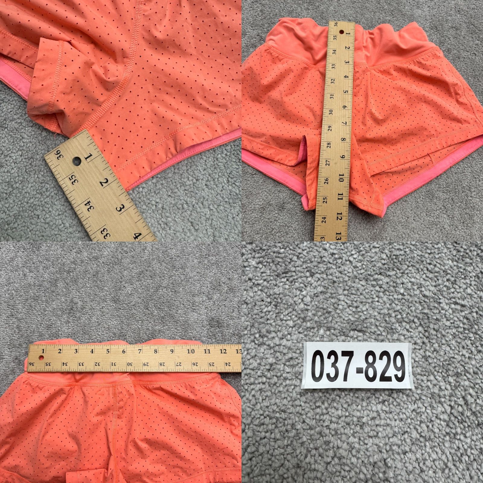 Lululemon Lululemon Hotty Hot Shorts 4 Orange Perforated Athletic Active Run Running Women Size 27" / US 4 / IT 40 - 8 Thumbnail