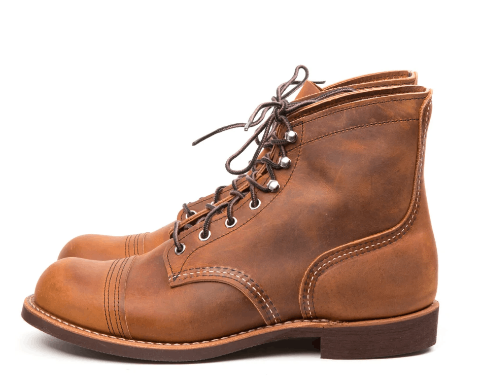 RED WING 8085 D IRON RANGER COPPER ROUGH&TOUGH N. 7 USA