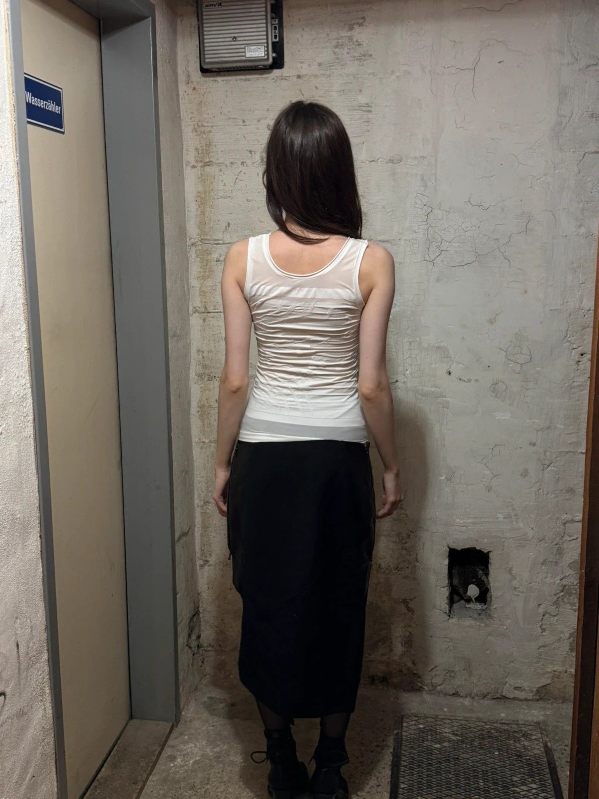 Other Alessandra marchi leather wool skirt Size 28" / US 6 / IT 42 - 5 Thumbnail