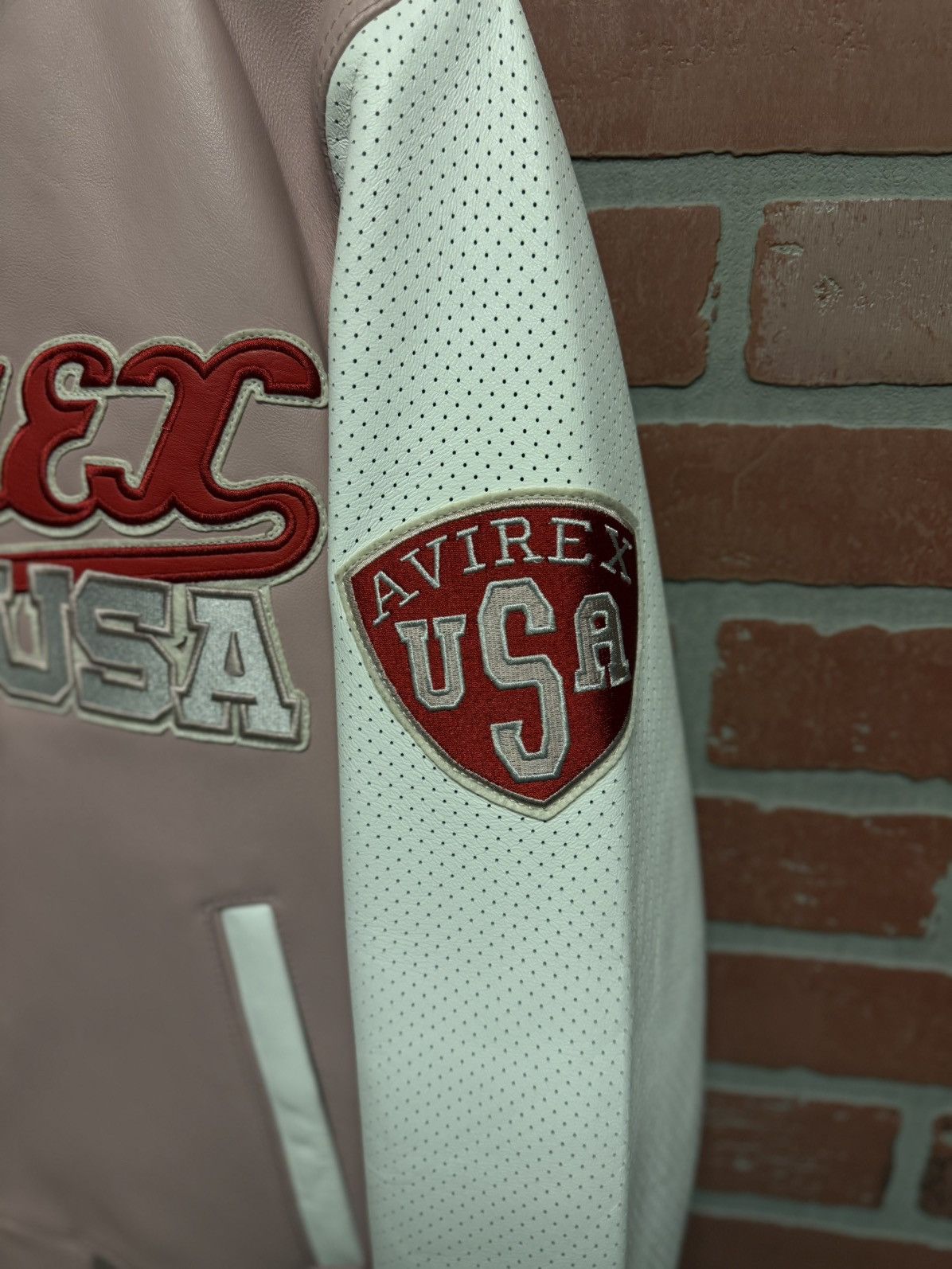 Avirex Avirex Leather Varsity Jacket Size S Clean $1500 Retail Size US XS / EU 42 / 0 - 6 Thumbnail