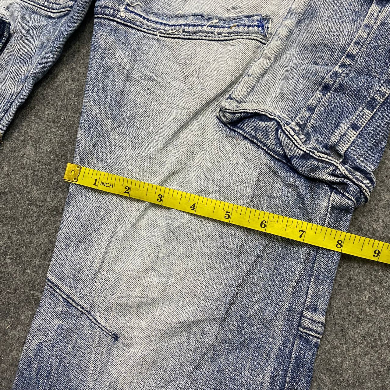 Tornado Mart 💥Best Offer💥Tornado Mart Cargo Denim Distressed Denim Size US 33 - 7 Thumbnail