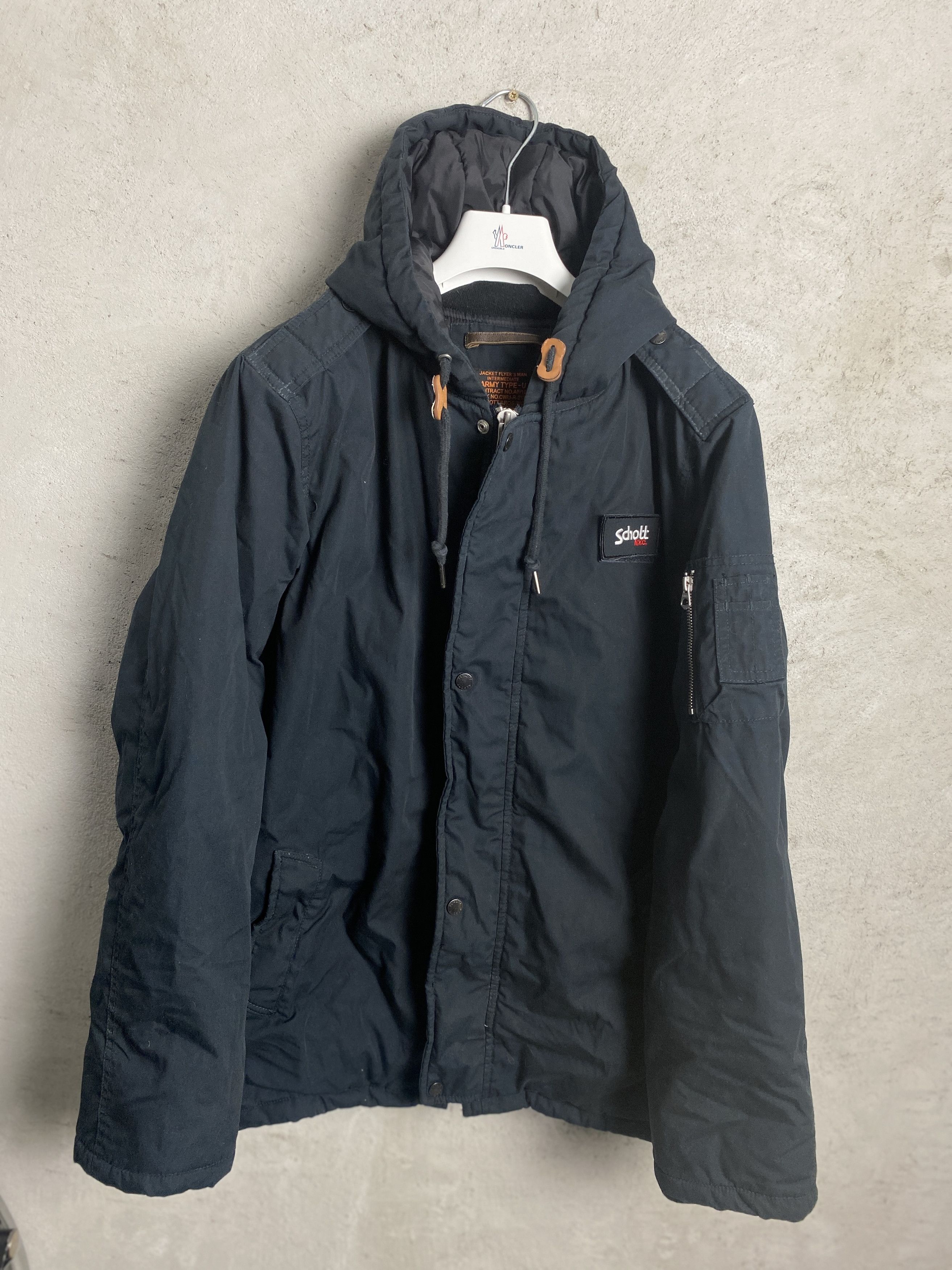 Schott Schott Army Type U Flyer's man jacket Size US XXL / EU 58 / 5 - 1 Thumbnail