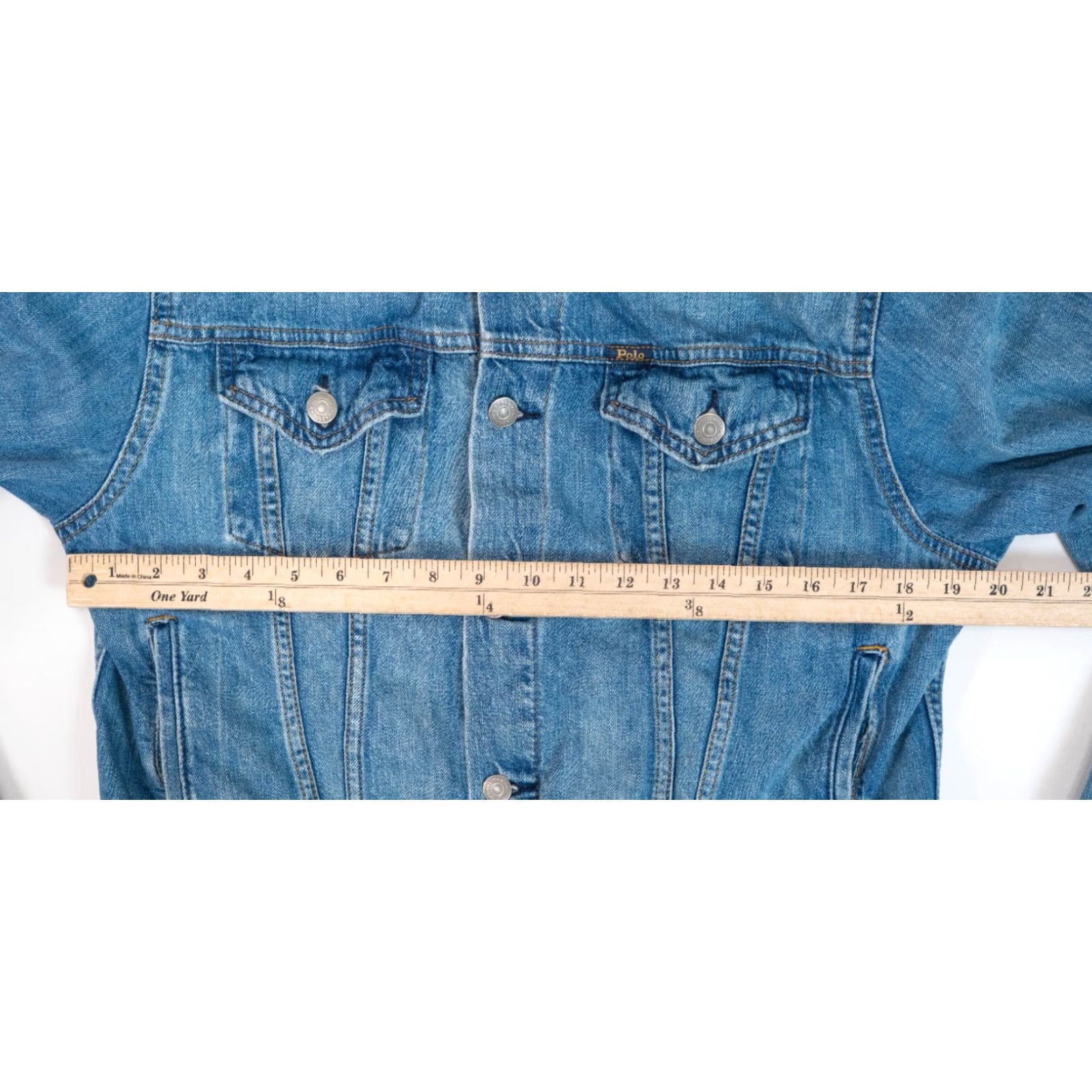 Polo Ralph Lauren **Polo Ralph Lauren Denim Jean Jacket XL Crop Blue** User: **Polo Ralph Lauren Denim Jean Jacket Size XL Crop Blue** Size 40" / US 18 - 6 Thumbnail