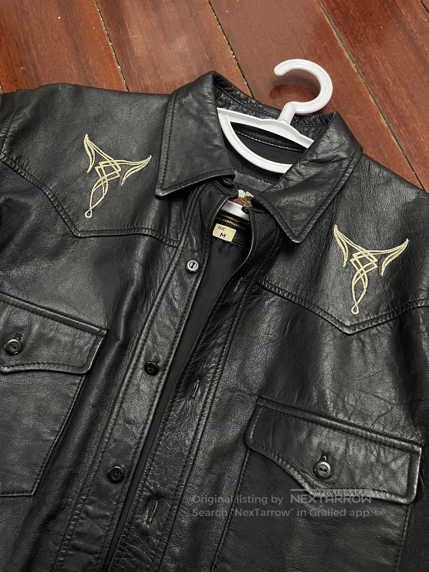 Vintage Vintage Harley Davidson Leather Shirt. Size US M / EU 48-50 / 2 - 2 Thumbnail