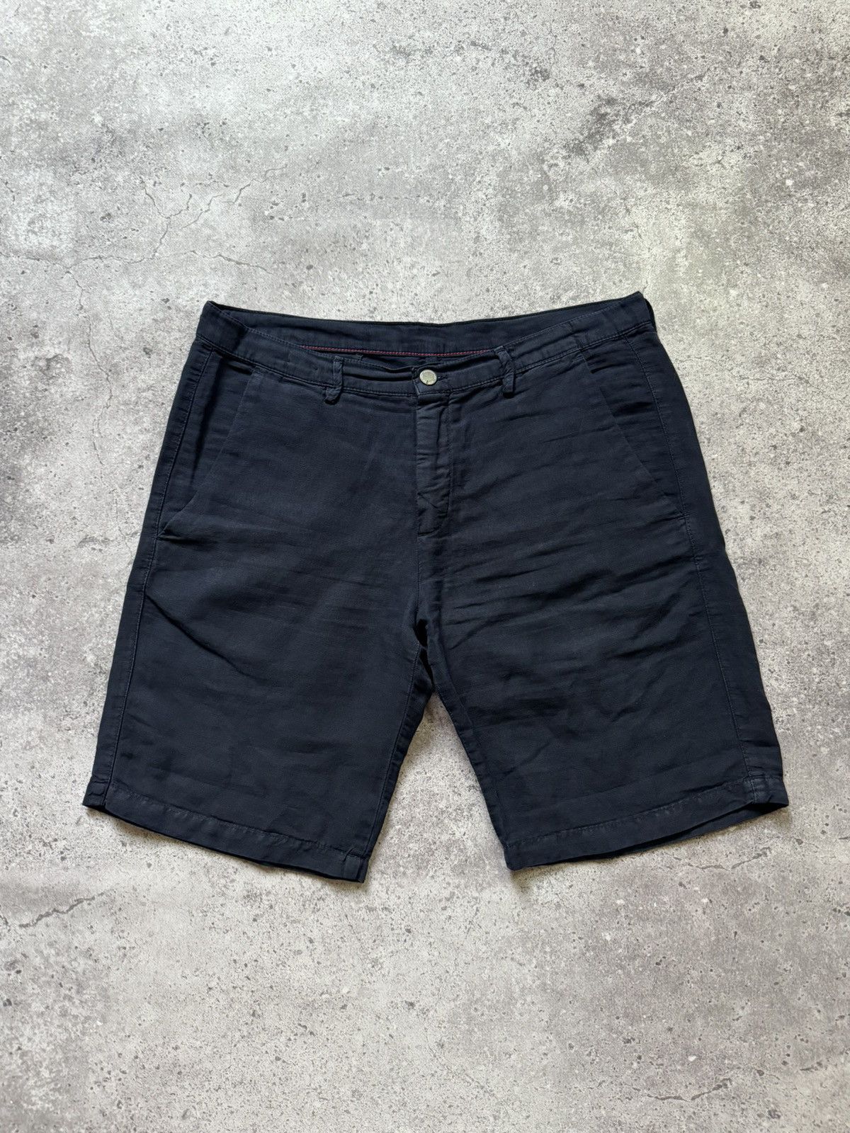 Massimo Alba Massimo Alba Linen Cotton Shorts, Blue size 52 Size US 36 / EU 52 - 2 Thumbnail