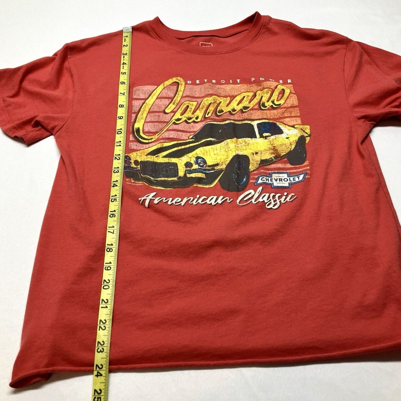 Vintage GM American Classic Camero Red Crop T Shirt Women’s L Size L / US 10 / IT 46 - 6 Thumbnail