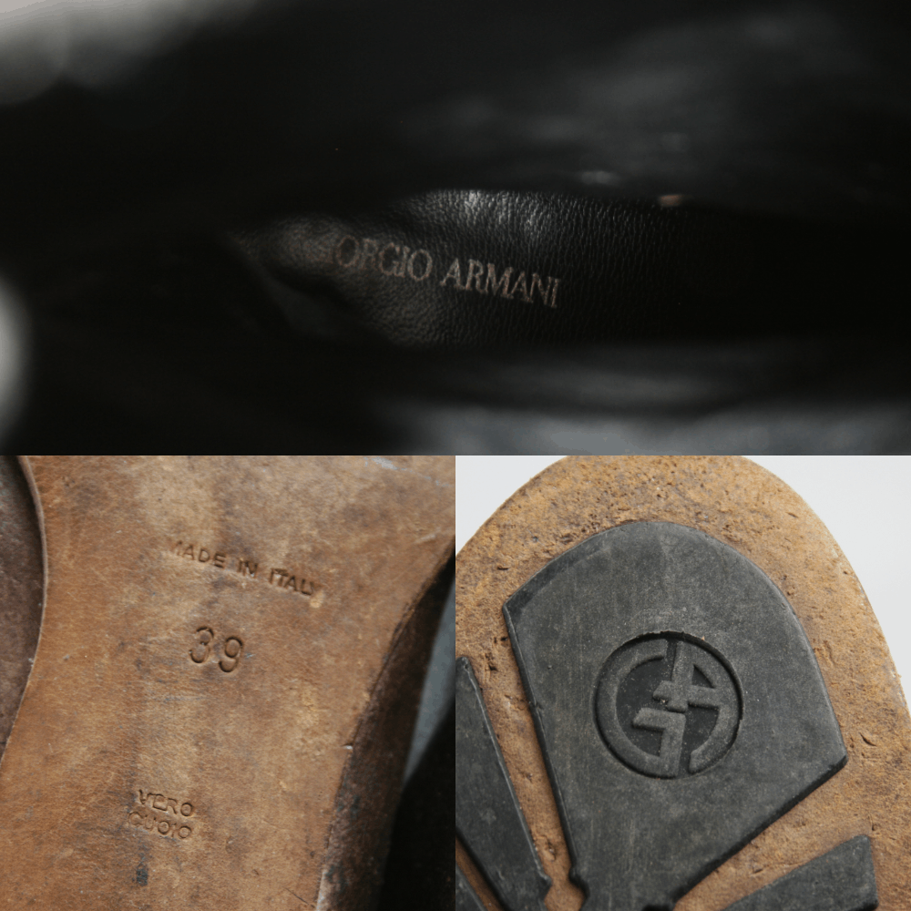 Giorgio Armani 90S Archive Riding Distressed Knee Boots Size US 9 / IT 39 - 15 Thumbnail