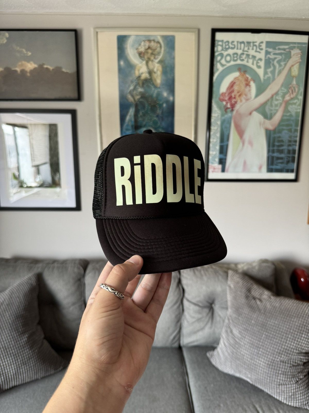 帽子 ANTONY RiDDLE cap ANTONY RiDDLE キャップ