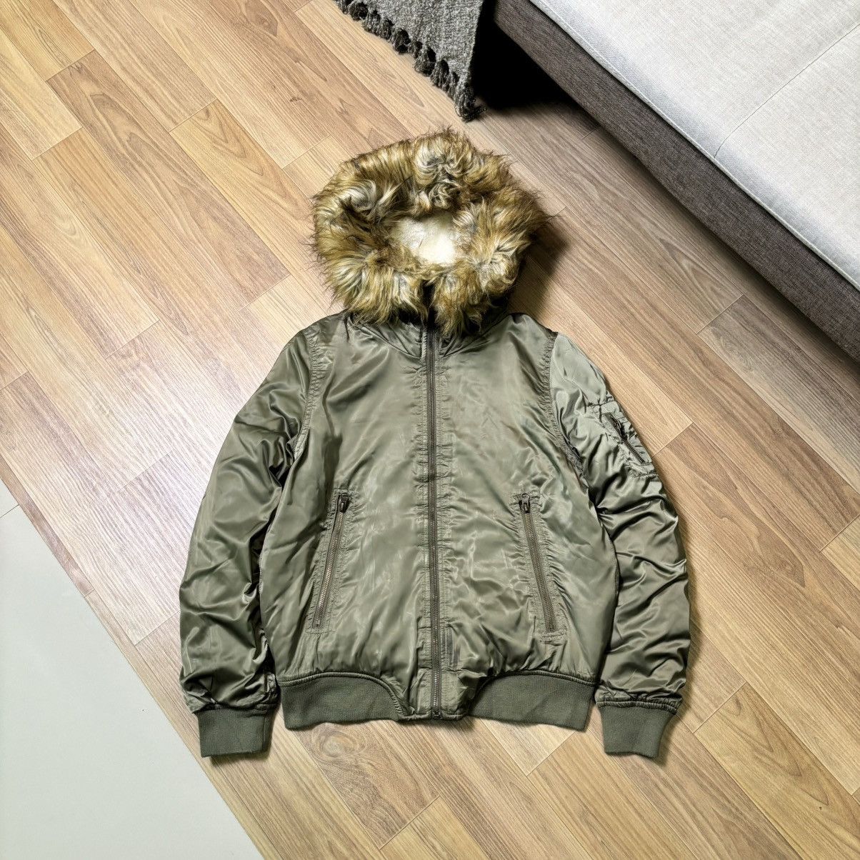 14th Addiction × If Six Was Nine × Le Grande Bleu (L.G.B.) G.O.A | EARTH Fur faux jacket IfSixWasNine LGB Style Size US M / EU 48-50 / 2 - 1 Thumbnail