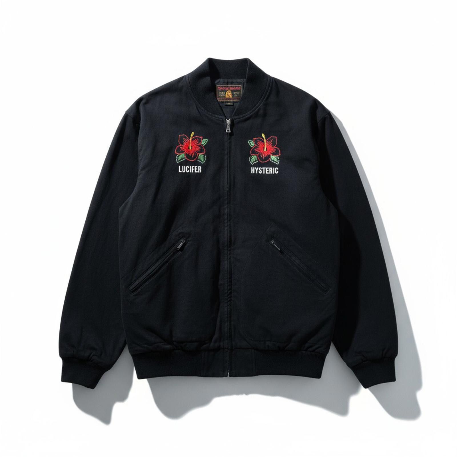 Hysteric Glamour Hysteric Glamour - M Lucifer Island Black Bomber Jacket Size M / US 6-8 / IT 42-44 - 1 Thumbnail