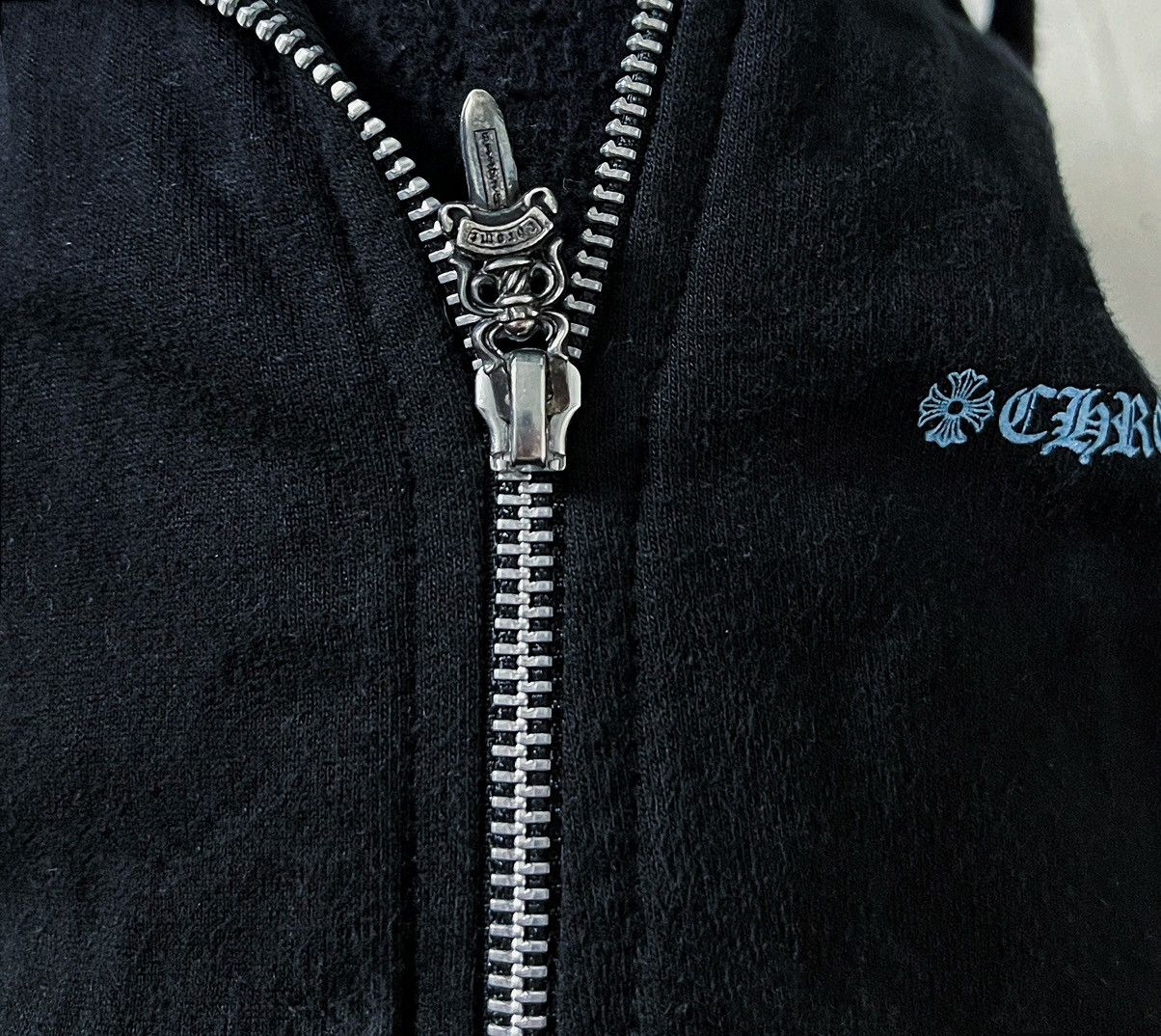 Chrome Hearts Chrome Hearts light blue hoodie zip up 💙➕ Size M / US 6-8 / IT 42-44 - 14 Thumbnail