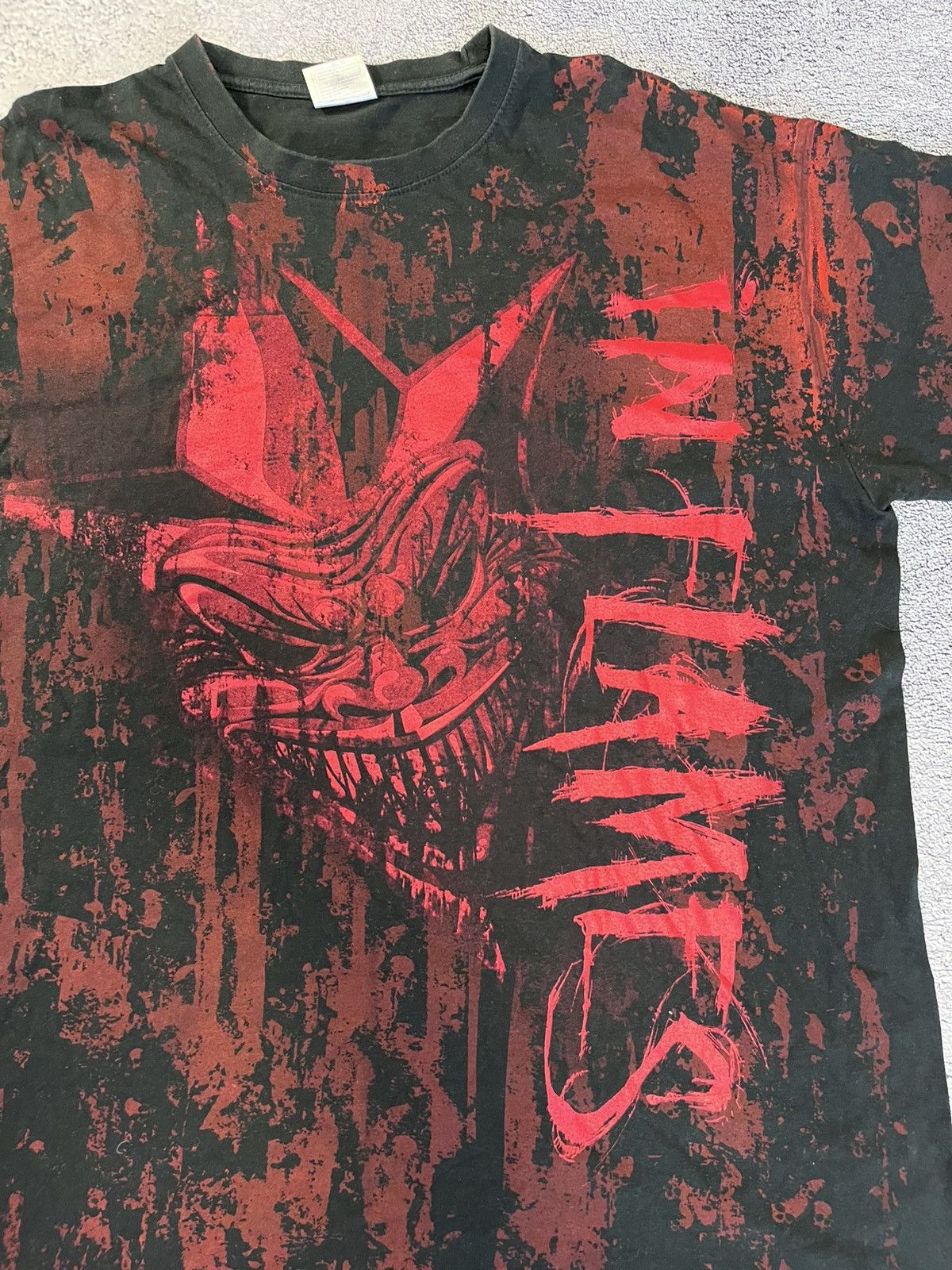 Band Tees Vintage In Flames AOP Jester Head Tee XXL Metal Band Rare Size US XXL / EU 58 / 5 - 2 Thumbnail
