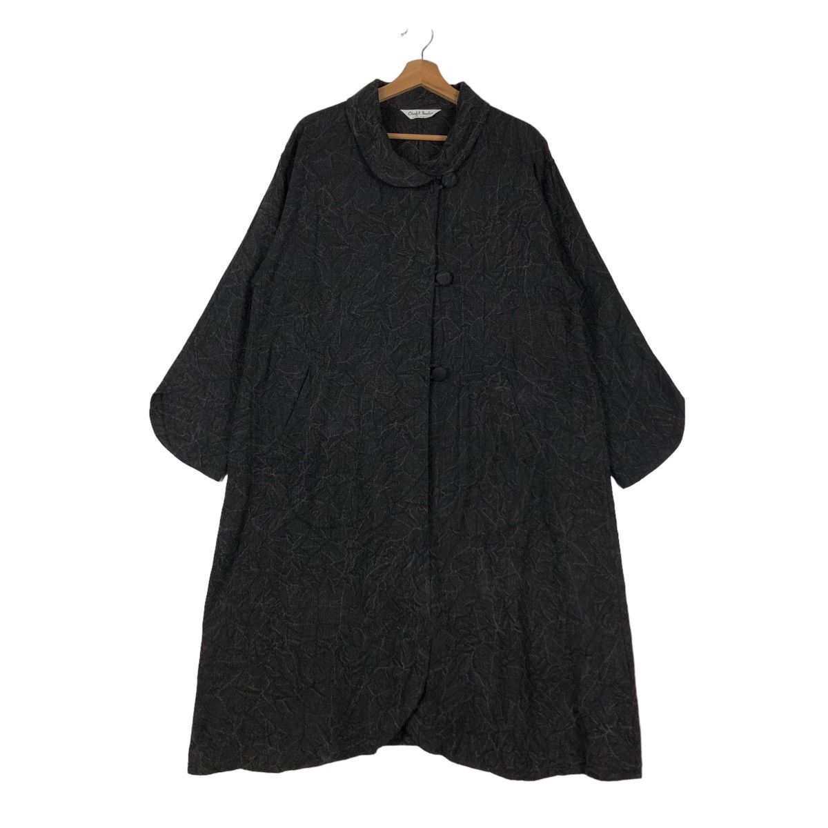 Designer 📌VINTAGE LONG JACKET EMBROIDERED DESIGN ISSEY MIYAKE Size US M / EU 48-50 / 2 - 3 Thumbnail