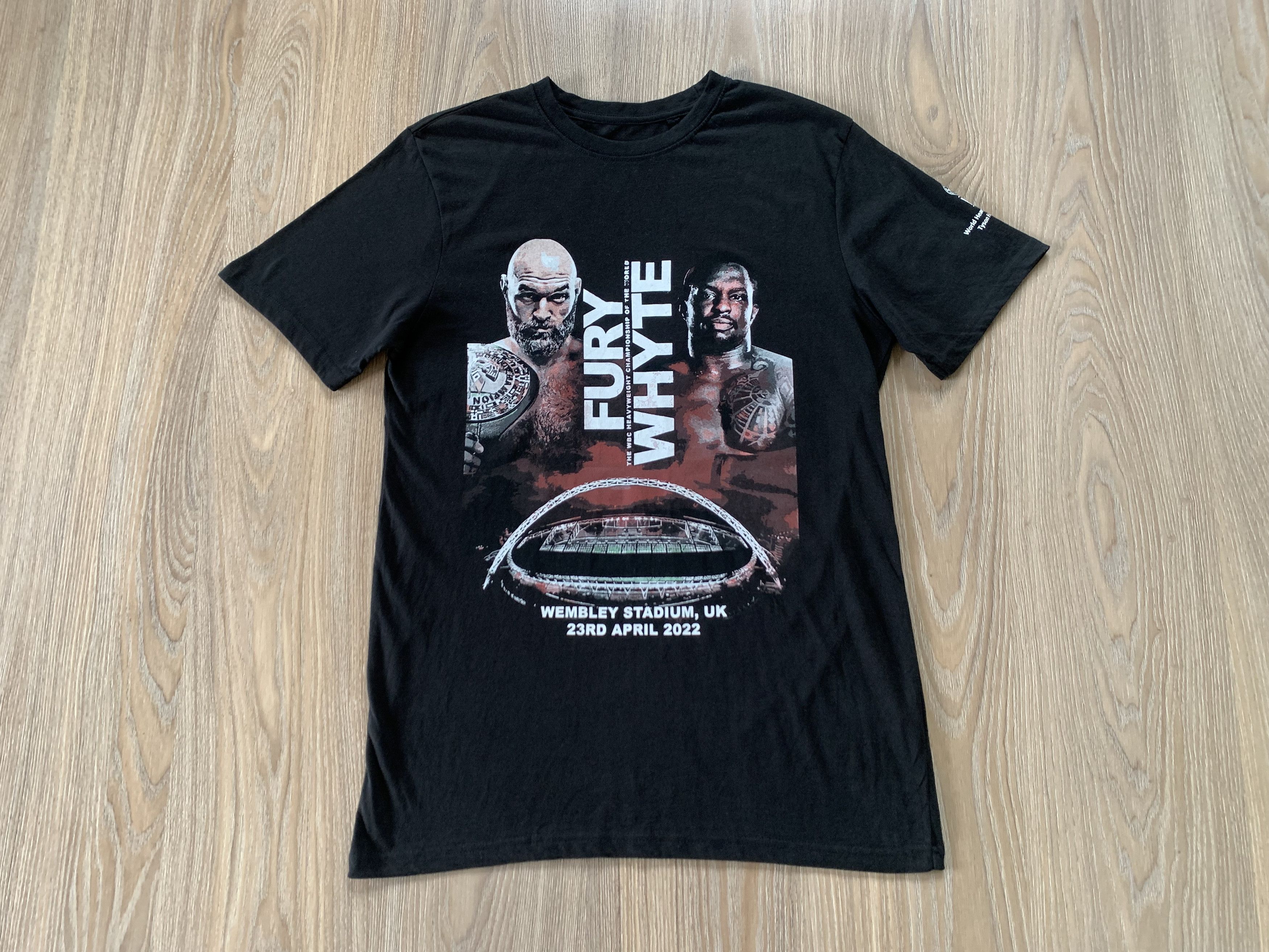 Vintage Tyson Fury Dillian Whyte WBC T Shirt Size US M / EU 48-50 / 2 - 2 Thumbnail