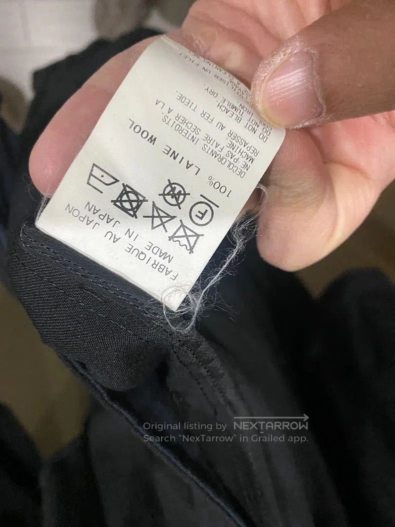 Yohji Yamamoto Yohji Yamamoto Asymmetric Wool Robe Coat. Size US XXS / EU 40 - 8 Thumbnail