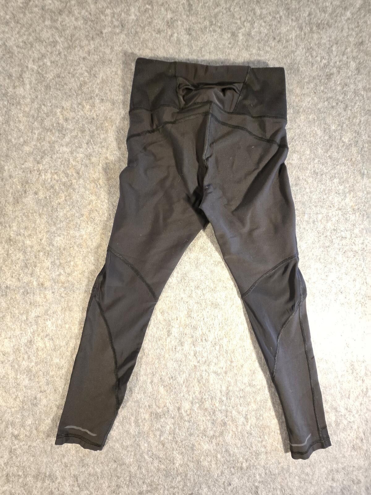 Other Athleta Stealth Mesh Black Leggings Sz S Yoga Gym Training Size 28" / US 6 / IT 42 - 2 Thumbnail