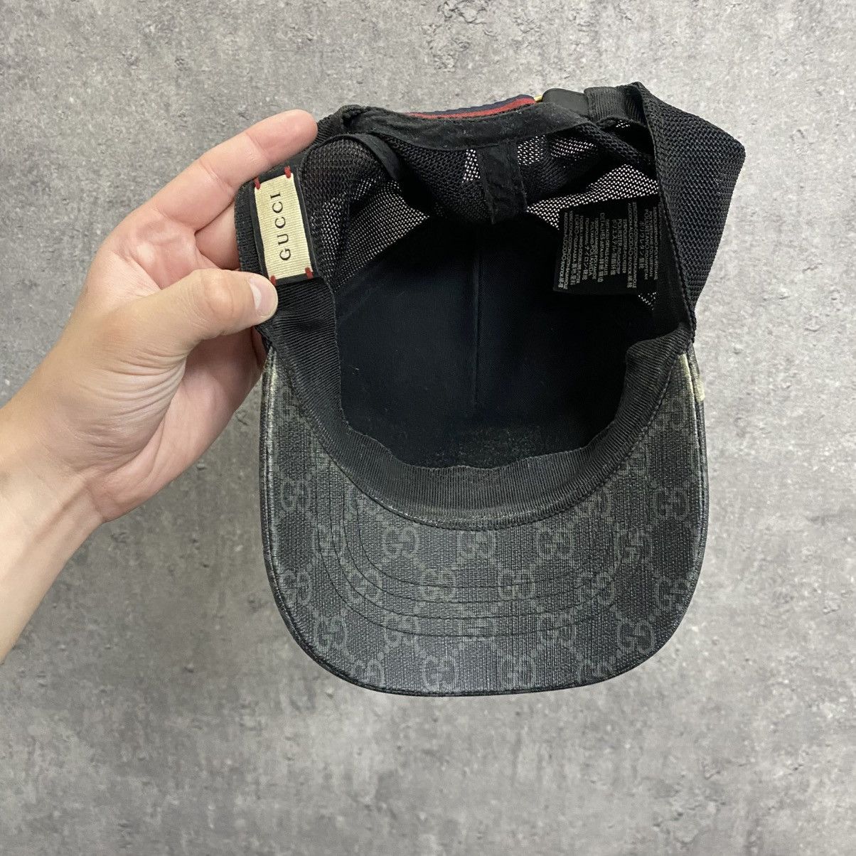 Gucci Gucci Snake Monogram Cap Hat Size ONE SIZE - 7 Thumbnail