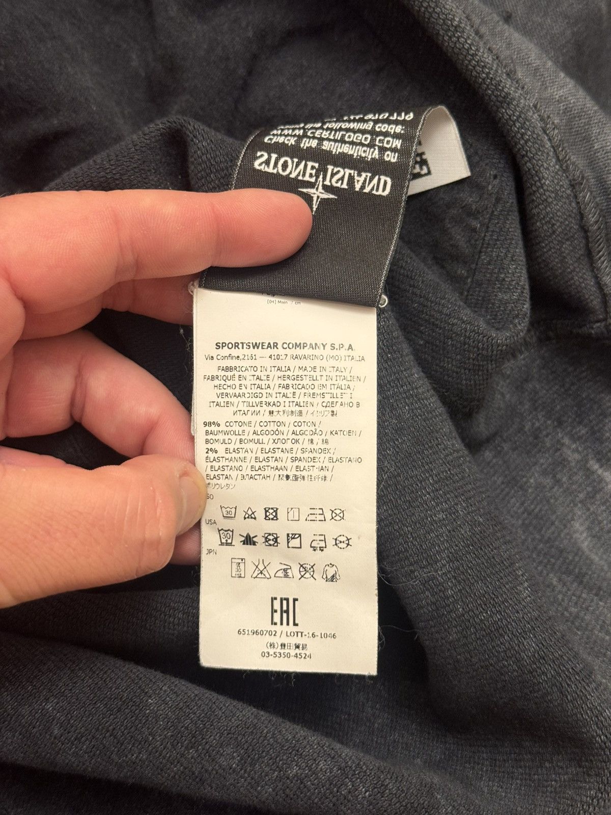 Stone Island Shadow Project 🔥Stone Island Shadow Project Frost Dust Treatment Sweatshirt Size US M / EU 48-50 / 2 - 11 Thumbnail