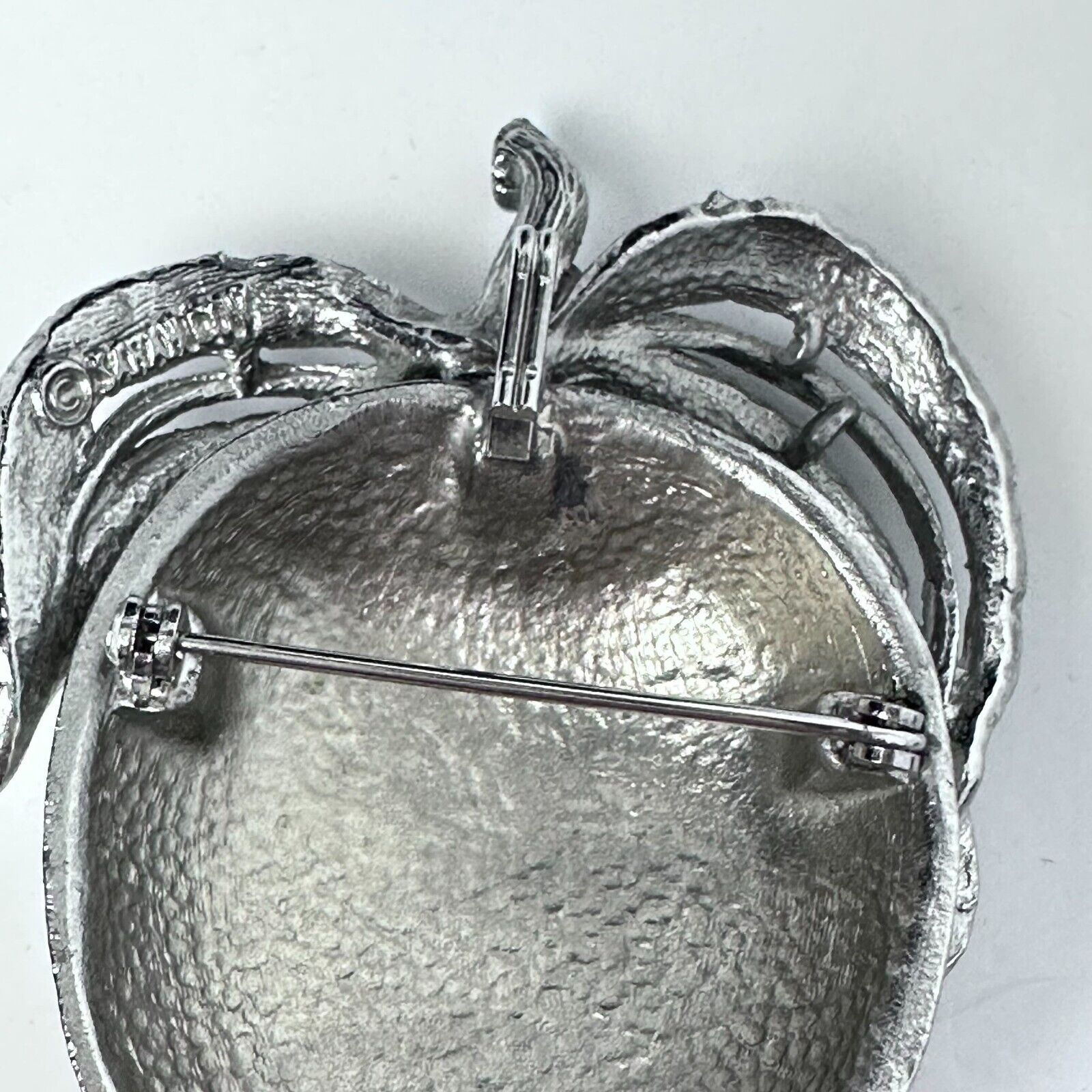 Other Sarah Coventry Vintage Silver Tone Apple Delight Brooch Pin Size ONE SIZE - 14 Thumbnail