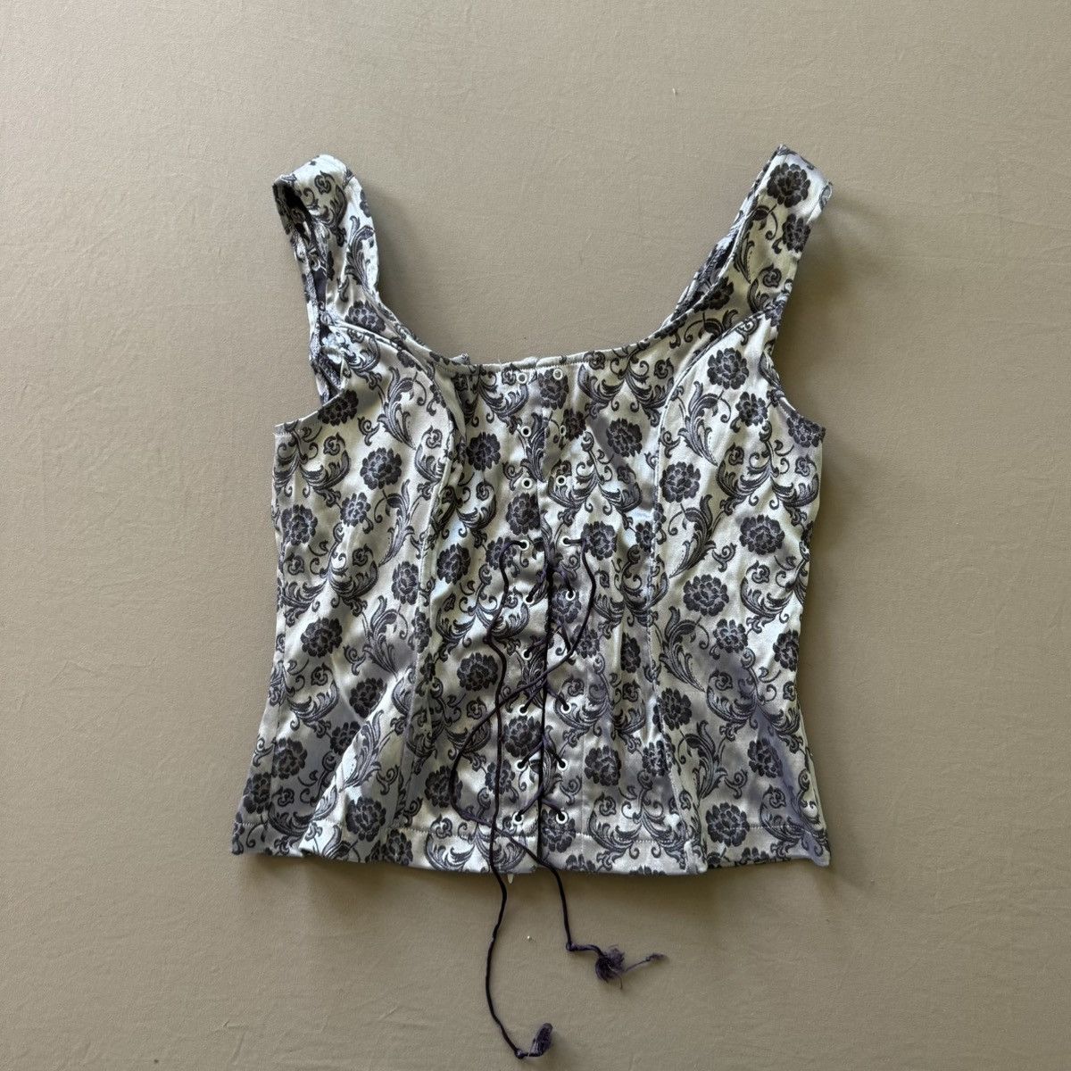 Other Vintage Brocade Corset top Size XL / US 12-14 / IT 48-50 - 1 Thumbnail