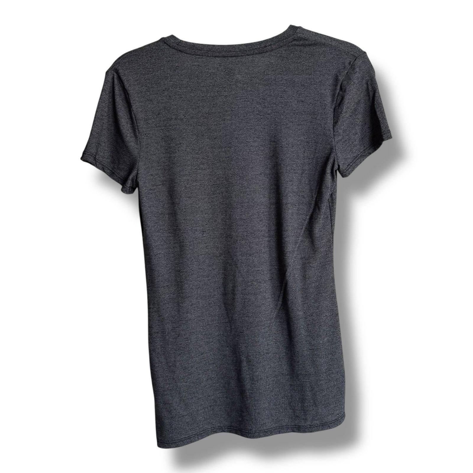 Mossimo Mossimo Womens Space Dye Fitted Tee Gray Black S Thin Nice Size S / US 4 / IT 40 - 4 Thumbnail