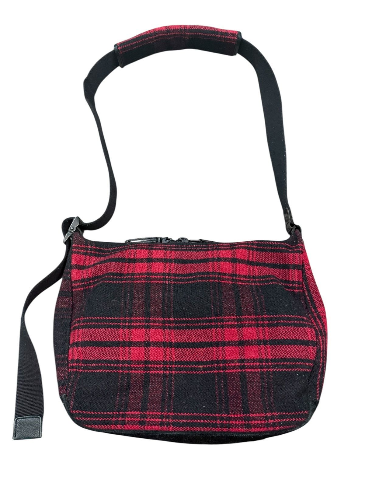 MasterPiece RARE MASTERPIECE PLAID WOOL MASSENGER BAG Size ONE SIZE - 11 Thumbnail