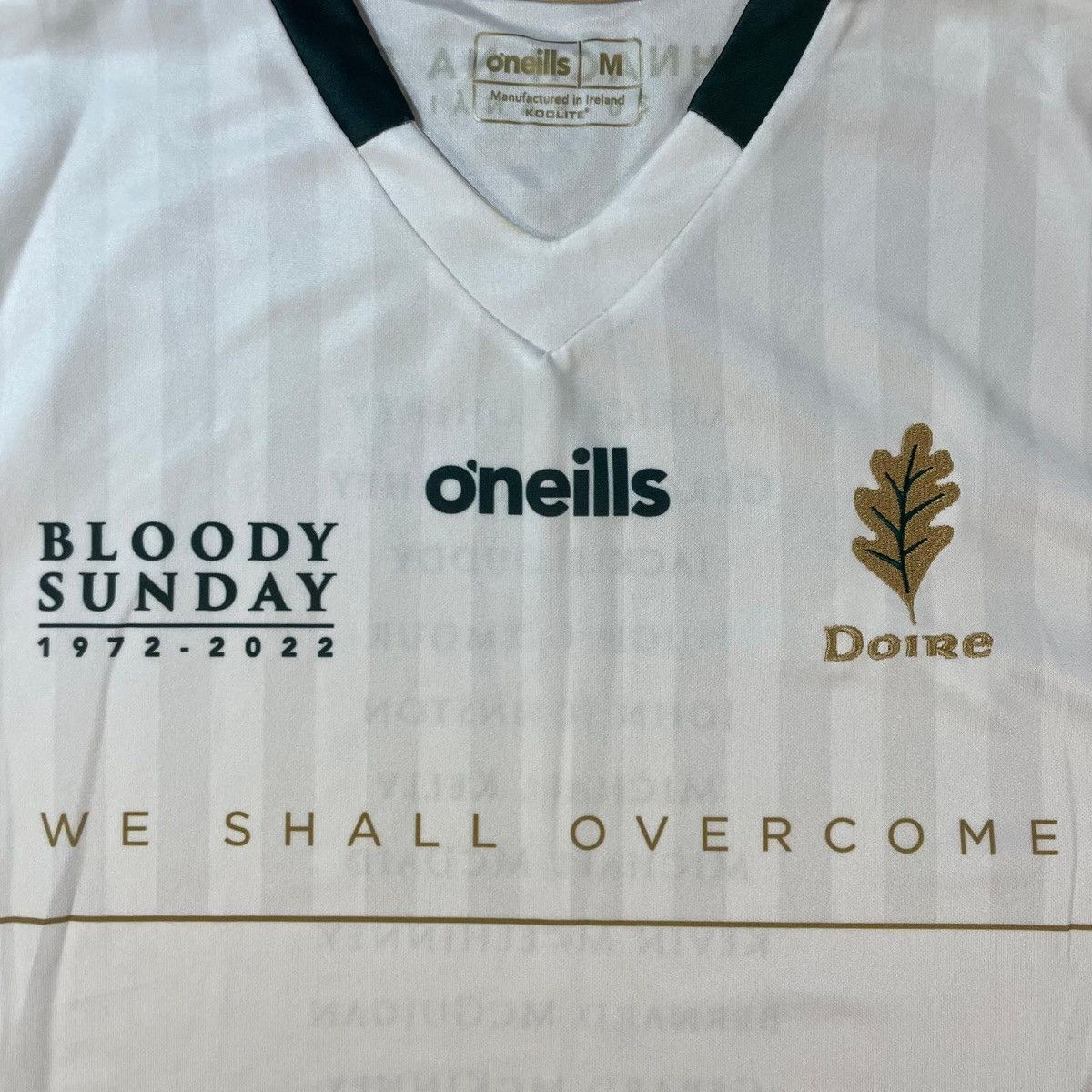 O'Neills Doire O'Neills White jersey shirt tee Bloody Sunday Patrick Size US M / EU 48-50 / 2 - 8 Thumbnail